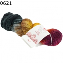 Shadow Hand Dyed Meilenweit Lana Grossa Farbe 621