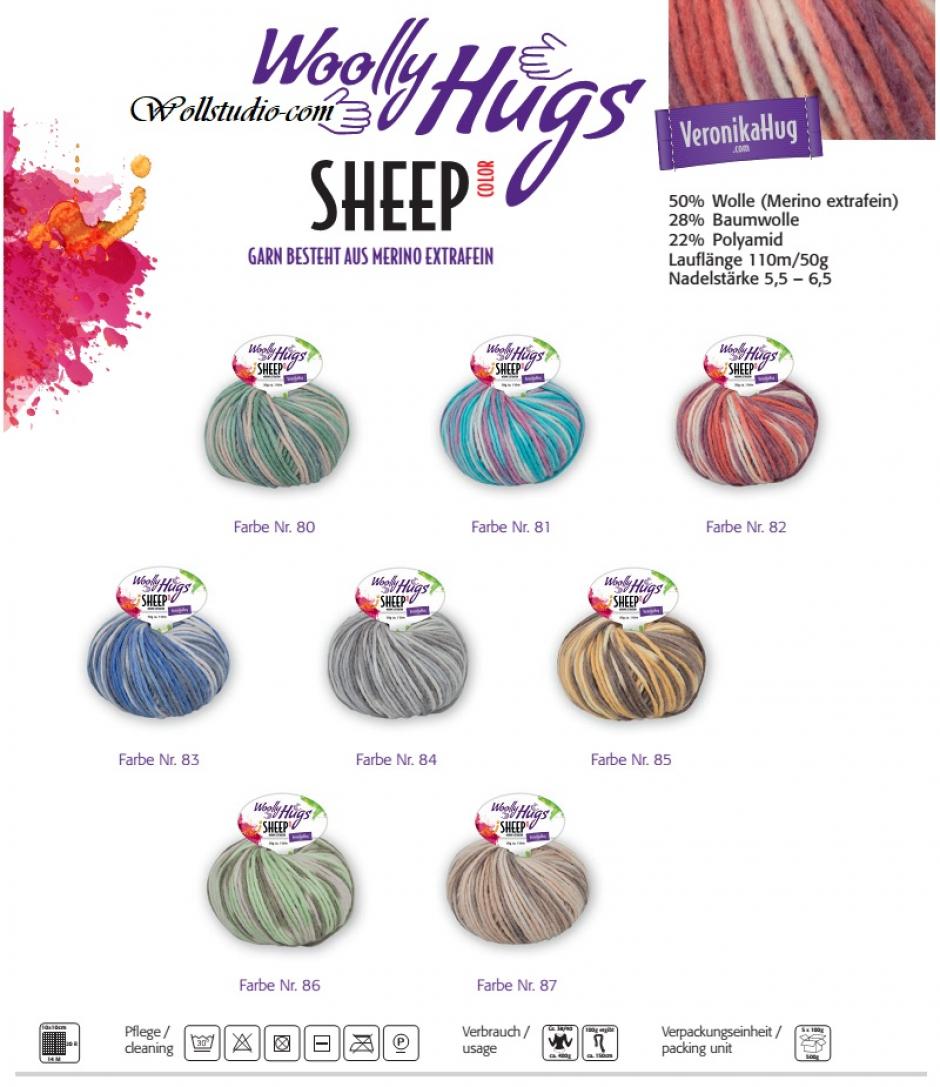 Sheep Color Woolly Hugs Farbe 9999