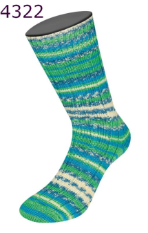 Socktober Meilenweit Lana Grossa Farbe 322