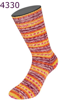 Socktober Meilenweit Lana Grossa Farbe 330