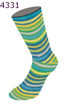 Socktober Meilenweit Lana Grossa Farbe 331