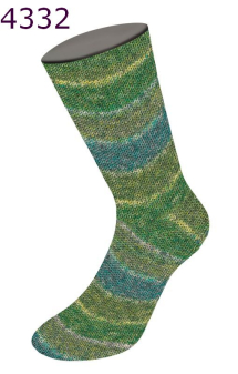 Socktober Meilenweit Lana Grossa Farbe 332