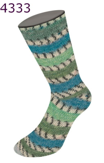 Socktober Meilenweit Lana Grossa Farbe 333