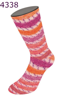 Socktober Meilenweit Lana Grossa Farbe 338