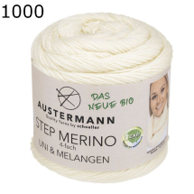 Step 4 Merino uni Austermann Farbe 100