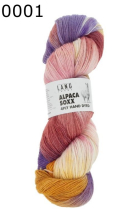 Super Soxx Alpaca Hand Dyed Lang Yarns Farbe 1