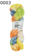 Super Soxx Alpaca Hand Dyed Lang Yarns Farbe 3