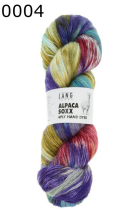 Super Soxx Alpaca Hand Dyed Lang Yarns Farbe 4