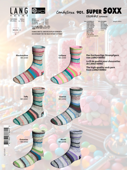 Super Soxx Candy Lang Yarns