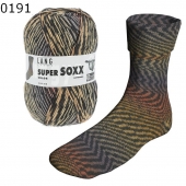 Super Soxx Color 4-fach Lang Yarns Farbe 191