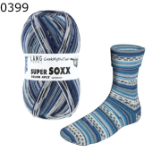 Super Soxx Color 4-fach Lang Yarns Farbe 399