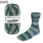 Super Soxx Color 4-fach Lang Yarns Farbe 400