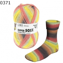 Super Soxx Color 6-fach Lang Yarns Farbe 371