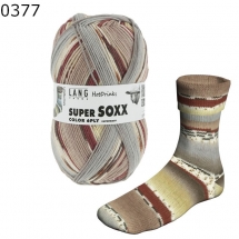 Super Soxx Color 6-fach Lang Yarns Farbe 377