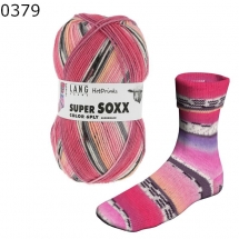 Super Soxx Color 6-fach Lang Yarns Farbe 379