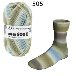 Super Soxx Colorful Cities Lang Yarns Farbe 505