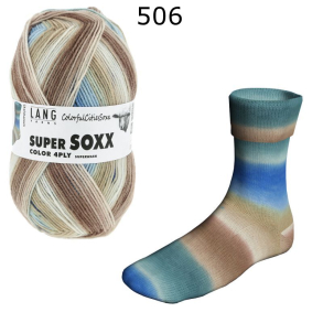 Super Soxx Colorful Cities Lang Yarns Farbe 506