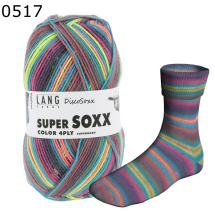 Super Soxx Disco Lang Yarns Farbe 517