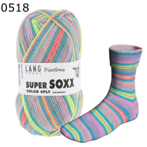 Super Soxx Disco Lang Yarns Farbe 518