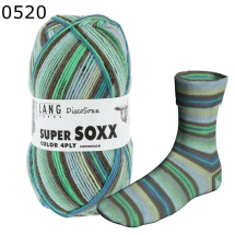 Super Soxx Disco Lang Yarns Farbe 520