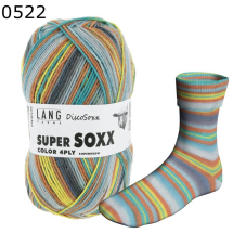 Super Soxx Disco Lang Yarns Farbe 522