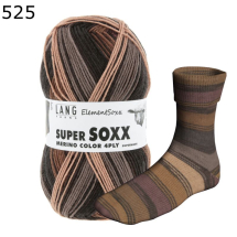 Super Soxx Element Lang Yarns Farbe 525