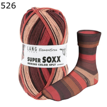 Super Soxx Element Lang Yarns Farbe 526