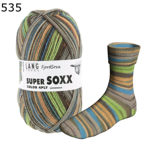 Super Soxx Fjord Lang Yarns Farbe 535