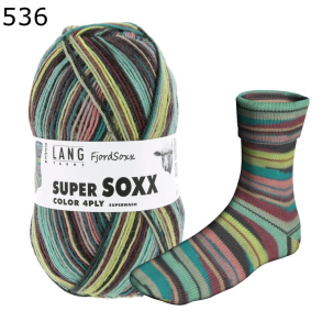 Super Soxx Fjord Lang Yarns Farbe 536
