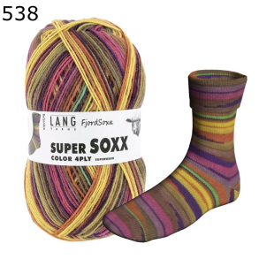 Super Soxx Fjord Lang Yarns Farbe 538