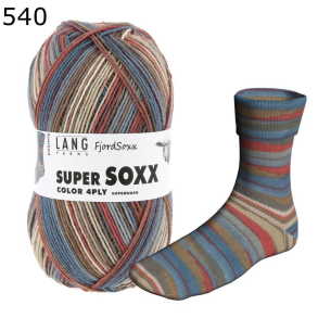 Super Soxx Fjord Lang Yarns Farbe 540
