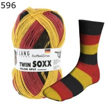 Super Soxx Football Lang Yarns Farbe 596