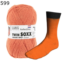 Super Soxx Football Lang Yarns Farbe 599