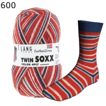 Super Soxx Football Lang Yarns Farbe 600