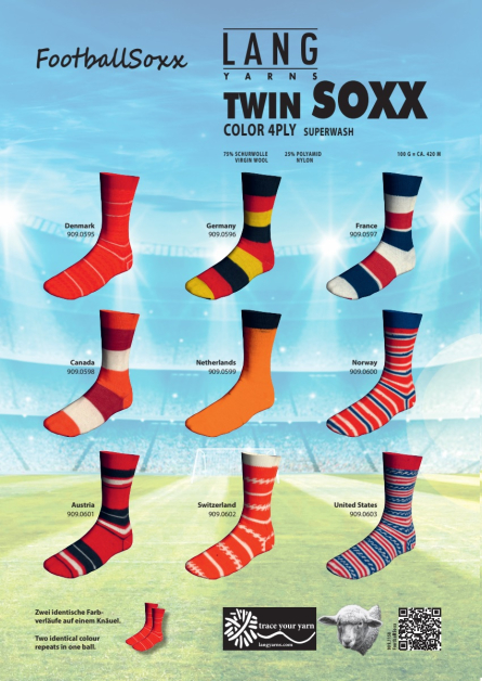 Super Soxx Football Lang Yarns