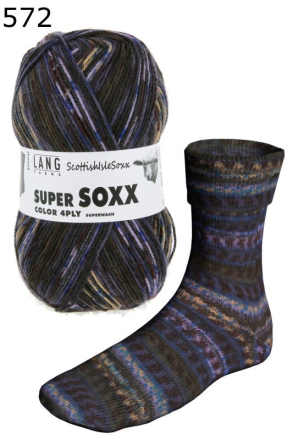 Super Soxx Scottish Isle Lang Yarns Farbe 572
