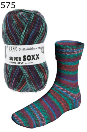 Super Soxx Scottish Isle Lang Yarns Farbe 575