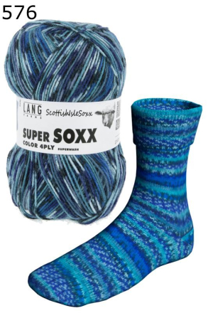 Super Soxx Scottish Isle Lang Yarns Farbe 576