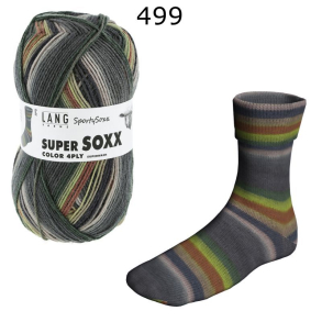 Super Soxx Sporty Lang Yarns Farbe 499