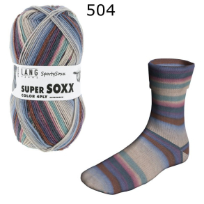 Super Soxx Sporty Lang Yarns Farbe 504