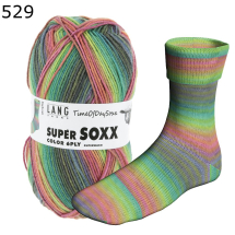 Super Soxx Time of Day Lang Yarns Farbe 529