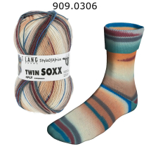 Super Soxx Twin Lang Yarns Farbe 306
