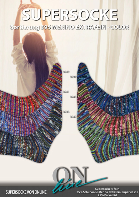 Supersocke 395 Merino ONline Sockenwolle