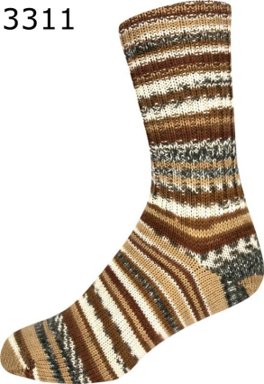 Supersocke 406 Mountain ONline Sockenwolle Farbe 311