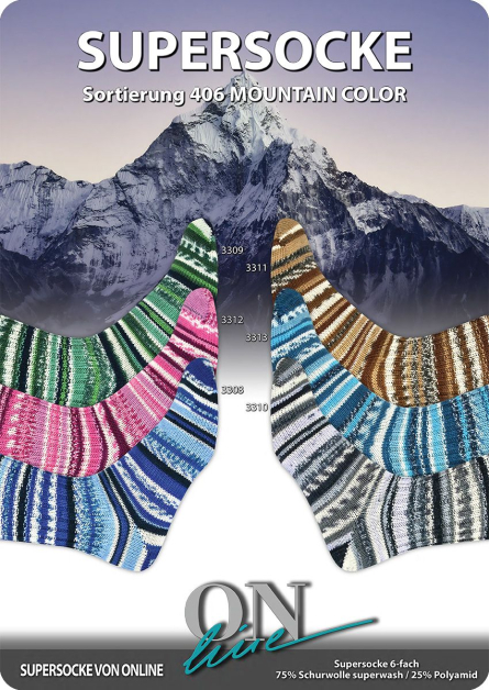 Supersocke 406 Mountain ONline Sockenwolle