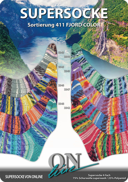 Supersocke 411 Fjord ONline Sockenwolle