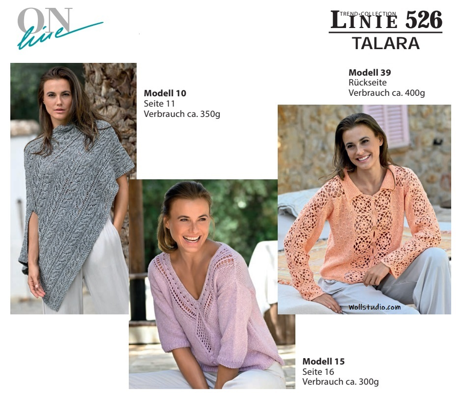 Talara Linie 526 ONline-Garne Farbe 9998