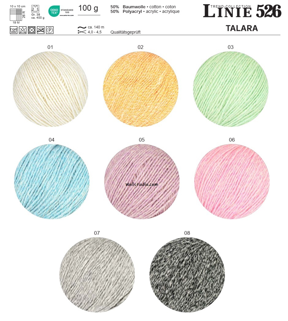 Talara Linie 526 ONline-Garne Farbe 9999