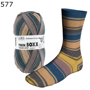 Twin Soxx Bookworm Lang Yarns Farbe 577