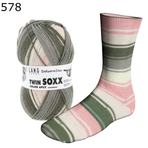 Twin Soxx Bookworm Lang Yarns Farbe 578